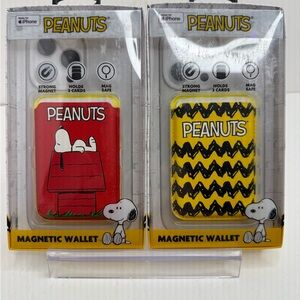 Peanuts Snoopy MagSafe Magnetic Wallet iPhone Card Holder NWT Buyer’s Choice